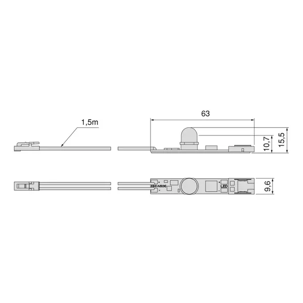 LED-strip sensor Lynx Z motion 