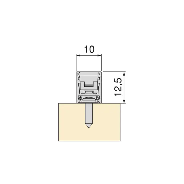 Aansluitstekker voor Pyxis LED opbouwarmatuur