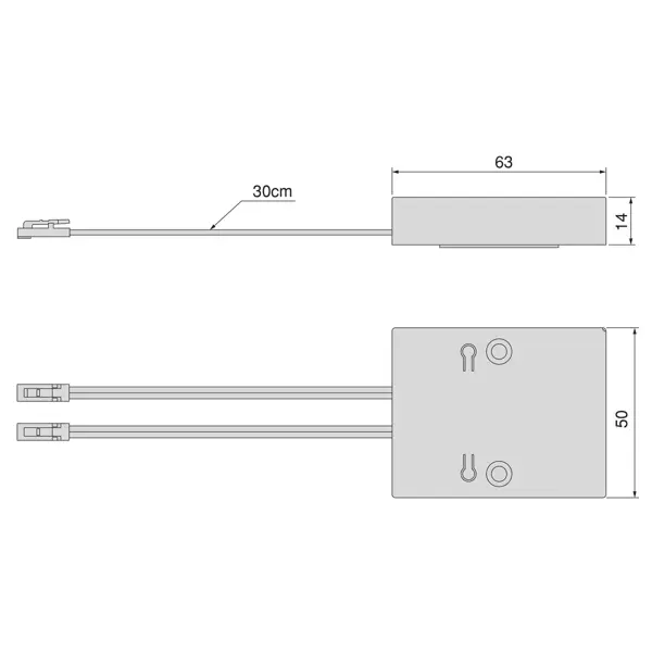RF ontvanger voor meerkanaals secundair voor RF zenders met LED Smart sensor