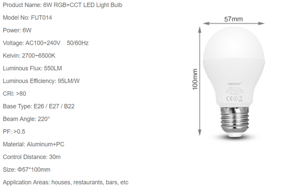 LED lamp E27